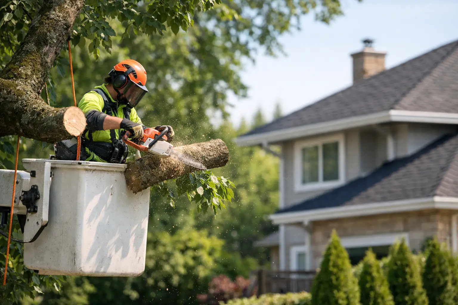 Élagage préventif pour protéger votre propriété