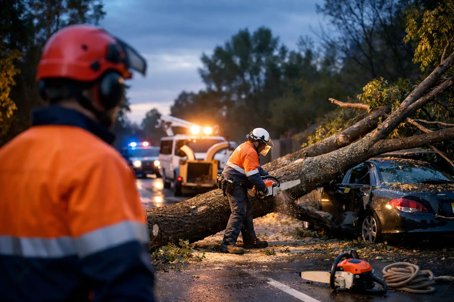 Service urgence arbre 24 7: quand agir