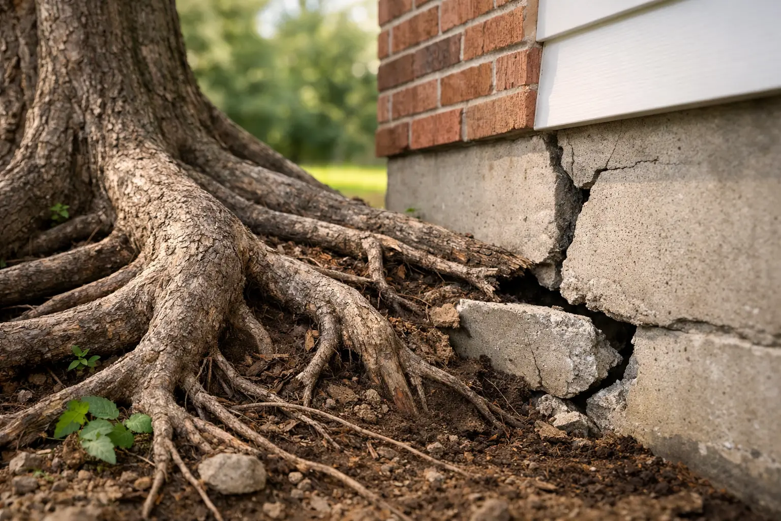 Racines d’arbre et fondation : les vrais risques