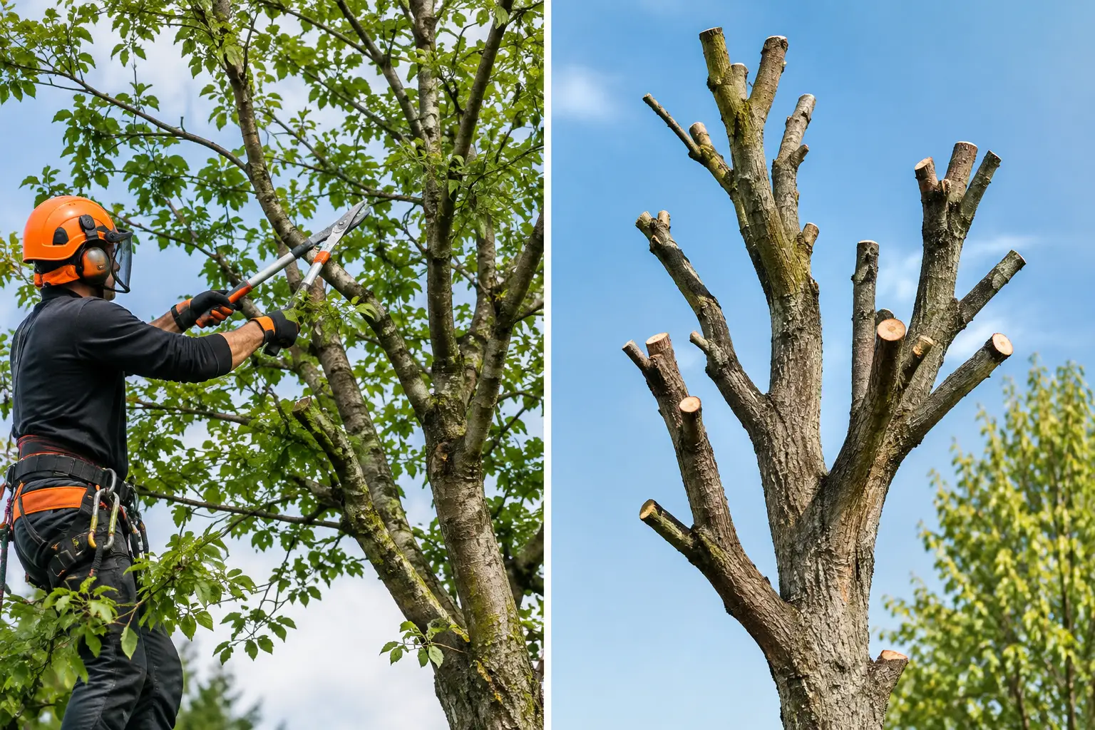 Taille douce ou étêtage d’arbre, que choisir?