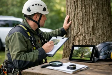Arboriste pour assurance arbre et rapport